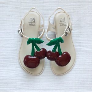 Mel by Mini Melissa cherry sandals